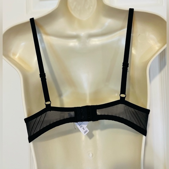 Auden Push Up Plunge Coverage, Underwire Bra, Color Black Lace, Size 32A, NWOT - Picture 2 of 6